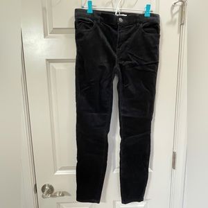 Loft Modern Skinny Corduroys - Black - Size 4 / 27